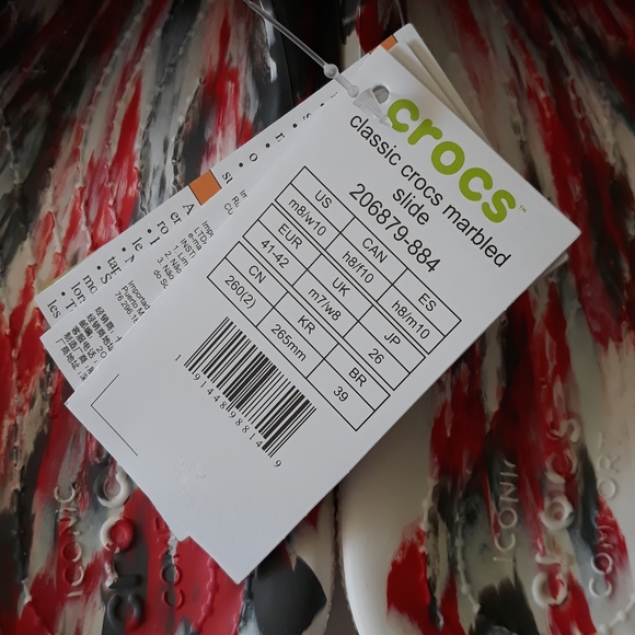 (New) Crocs Slides and Coca Cola Jibbitz Set (W10/M8) - Picture 5 of 5